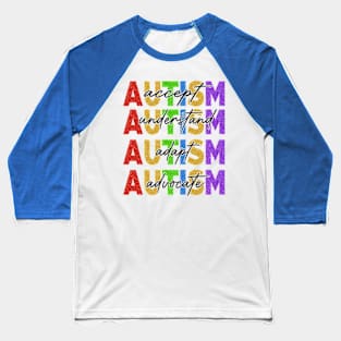 Autism Awareness, Autism Accept Understand Love, Autism Puzzle, Autism Mom, Special Education Baseball T-Shirt